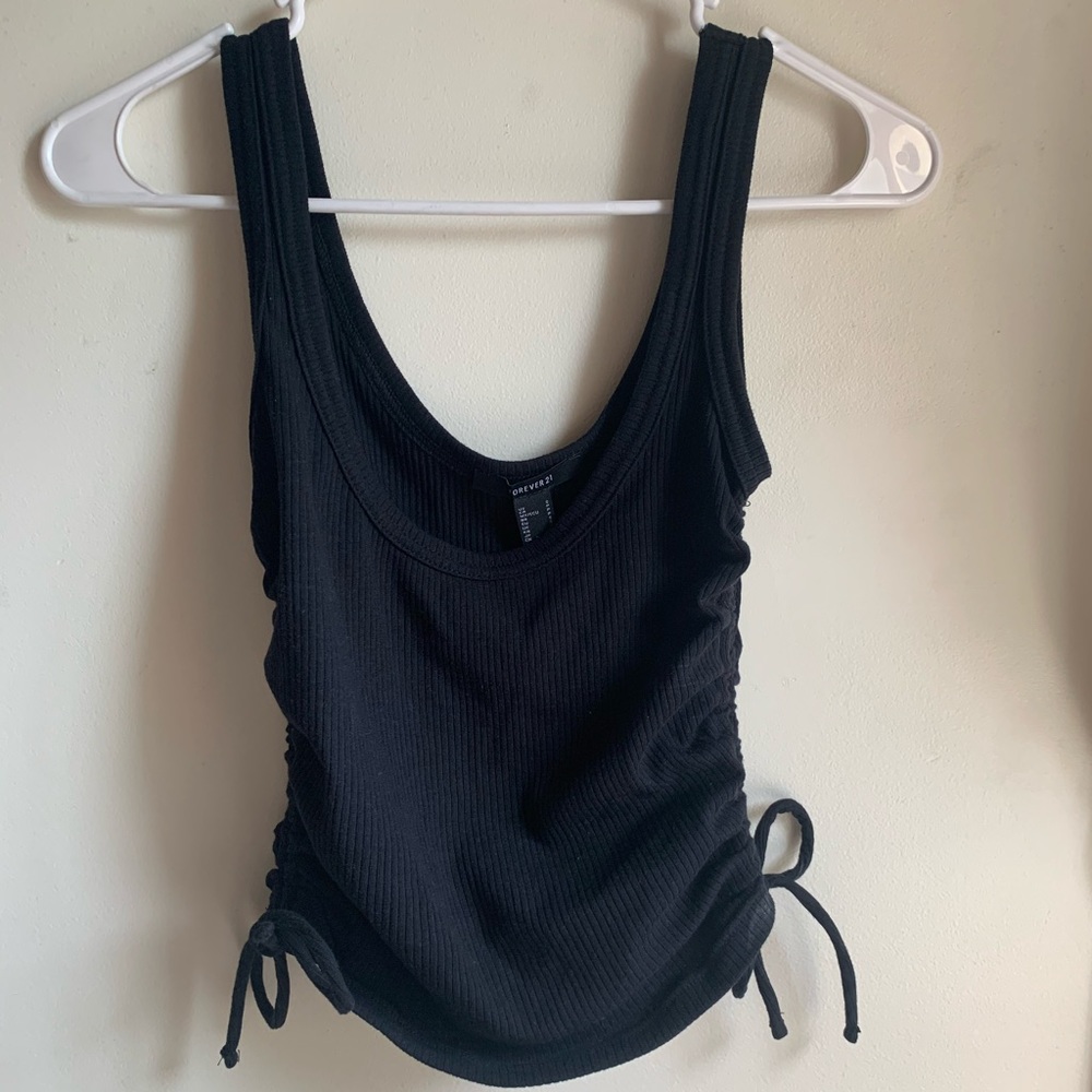 Forever 21 Ruched Drawstring Tank Top